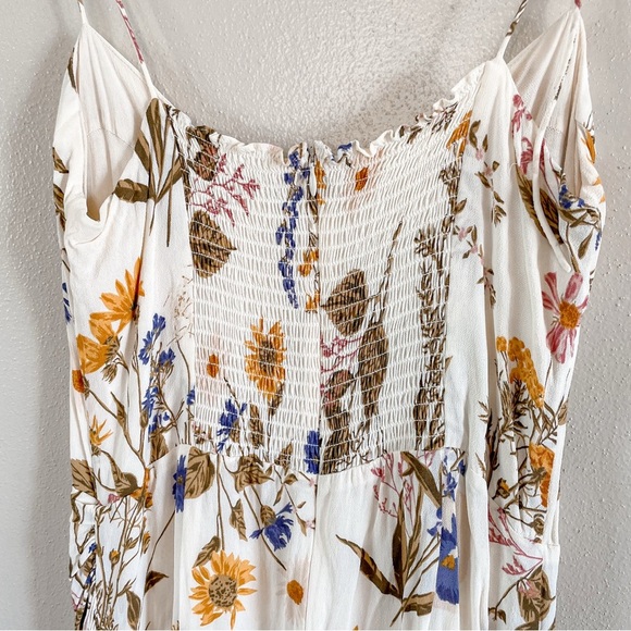 Reformation |  Kourtney Dress Frolic Floral Print Midi Dress, 12 - Picture 11 of 16